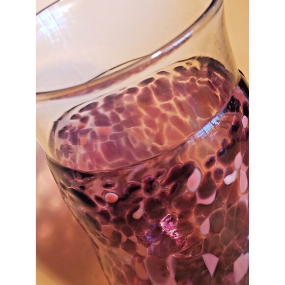 Murano Hand Blown Glass Water Tumbler/Vase 5" Tall 1960's - Picture 12 of 14